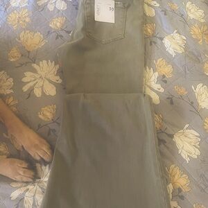 Vervet Super Flare High Rise Jeans in Green Size 30